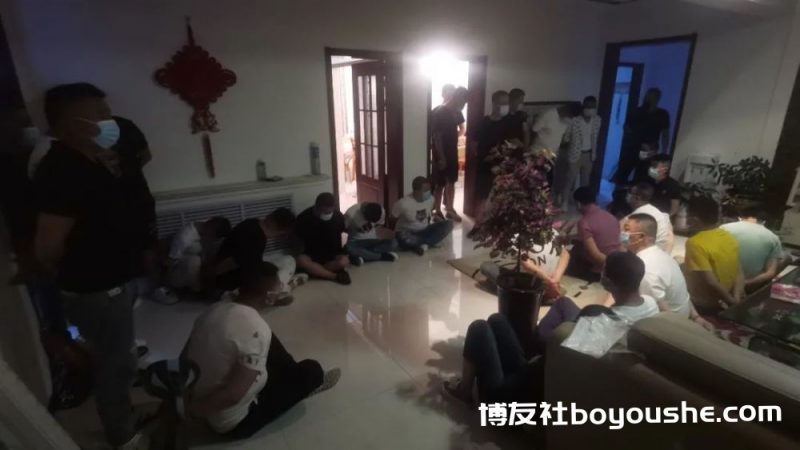 榆阳公安打掉一赌博团伙，抓获参赌人员18人