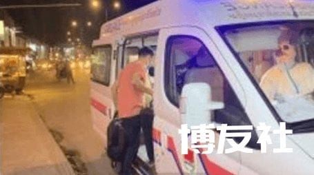 金边一中国男子确诊被紧急送医